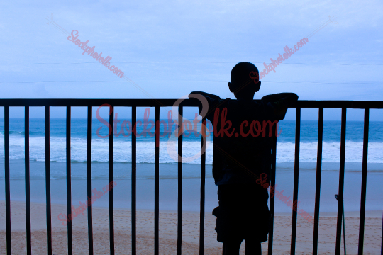 Sea view from Hotel Room, Galle, Sri Lanka